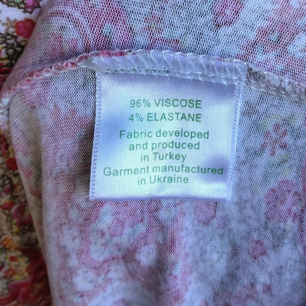 Garnet Hill Sleeveless Red Paisley Tiered Maxi Dress Empire Waist Size Medium - Picture 8 of 8